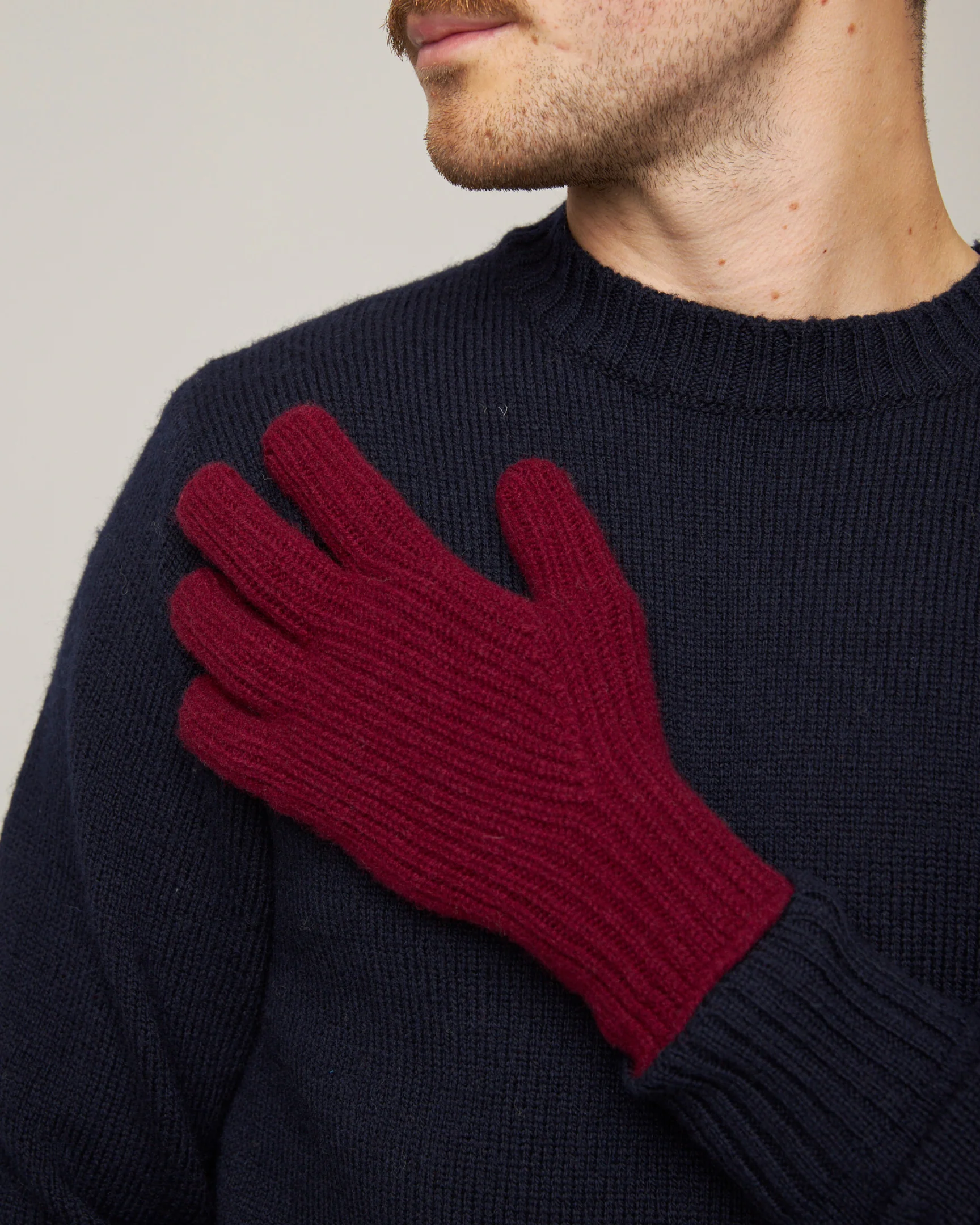 Men's Porter Ribbed Gloves - Image 4