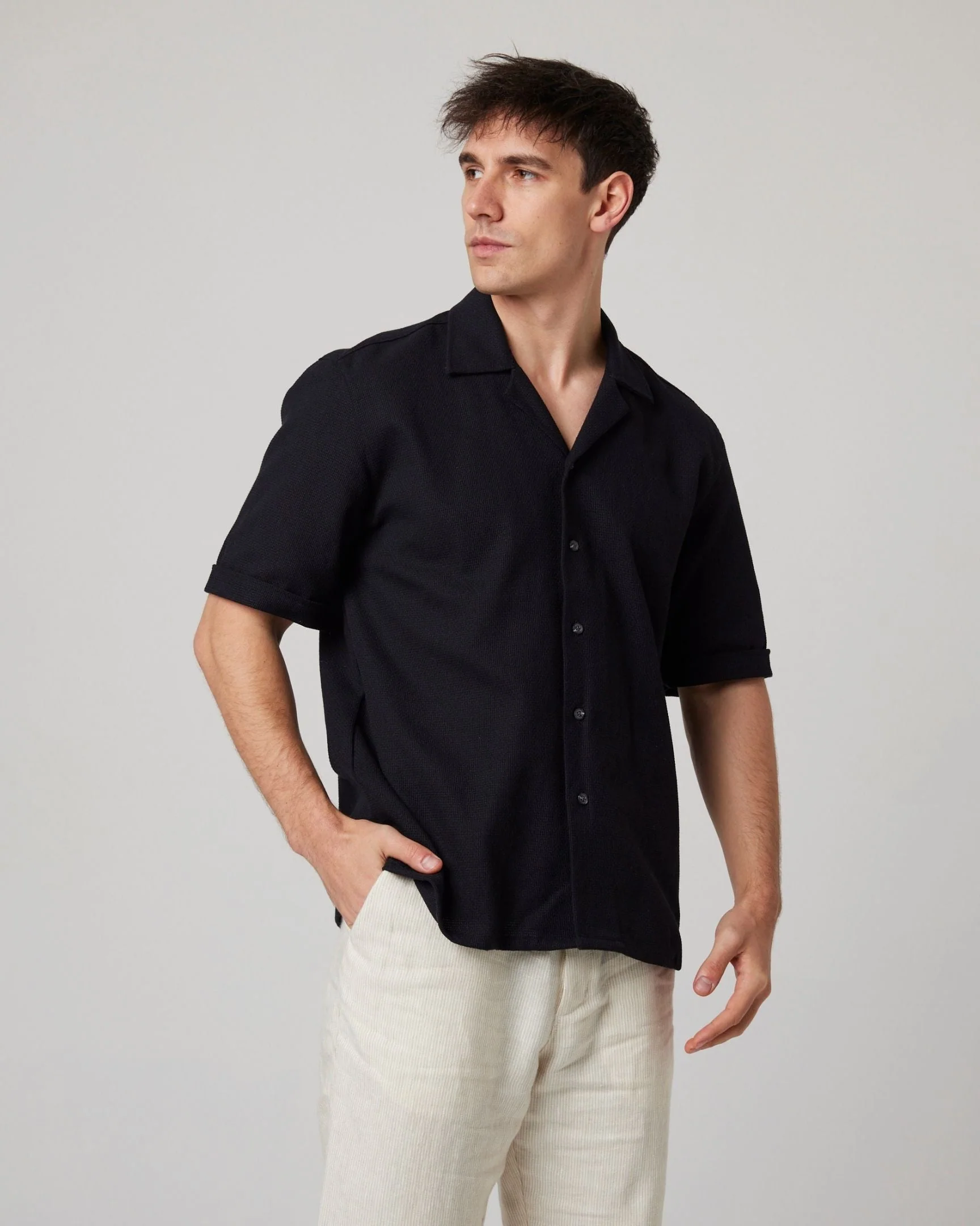 Quay Cuban Collar Shirt - Image 3