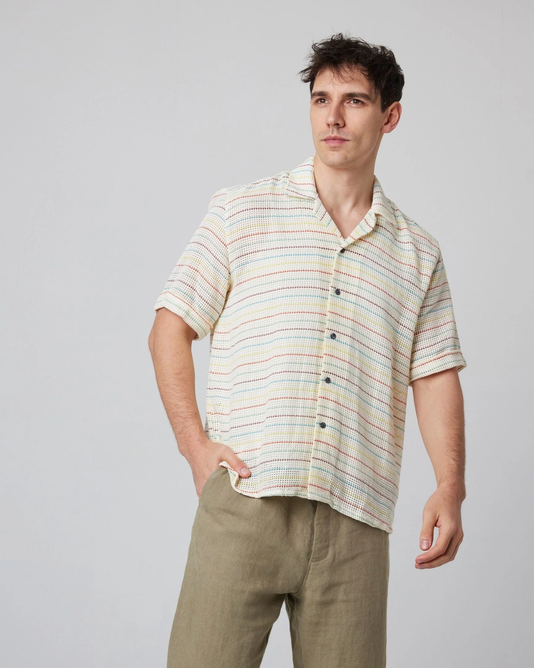 Quay Cuban Collar Shirt - Image 4