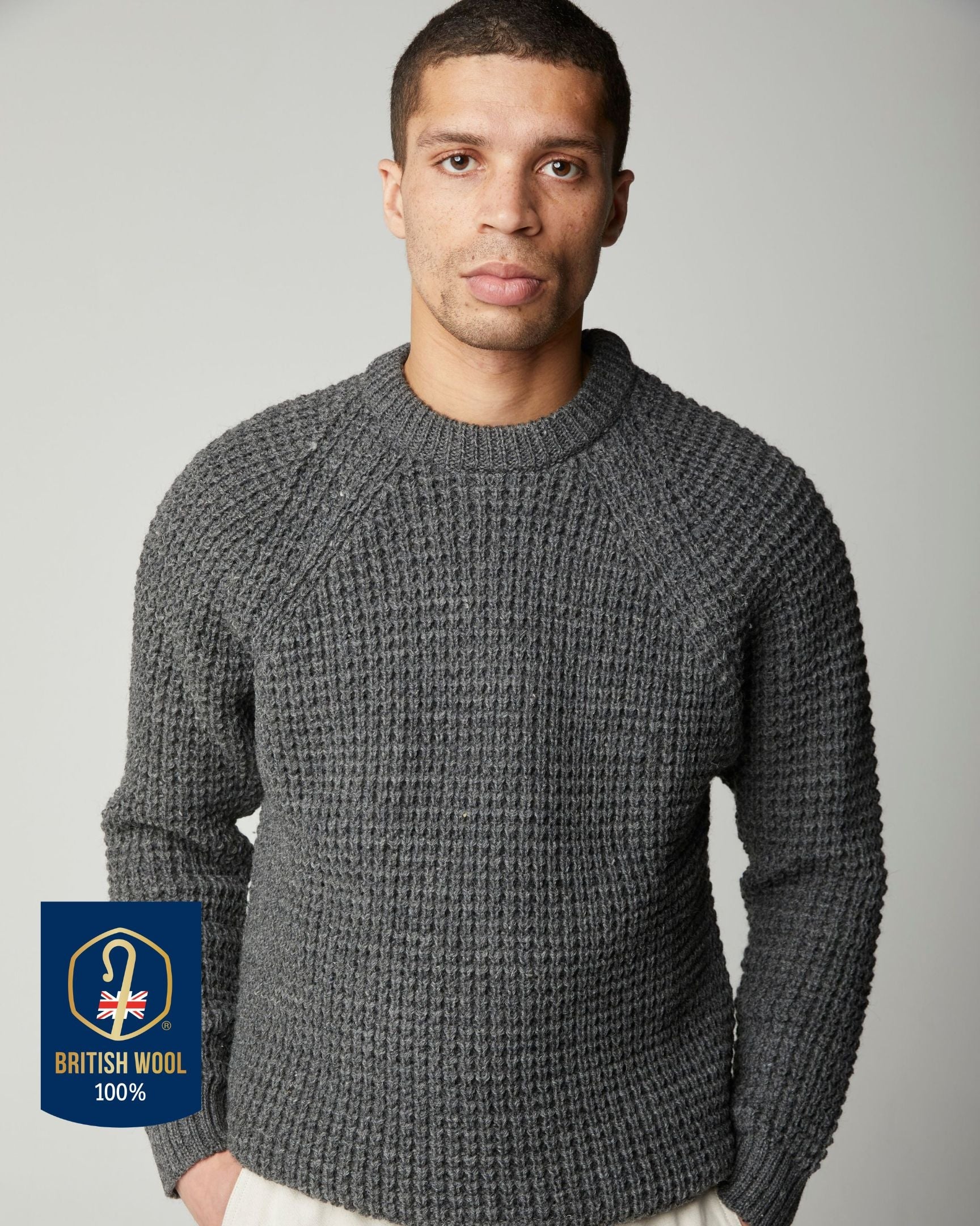 Waffle Crew Jumper - Image 3